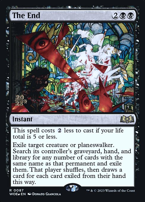 The End (87s) [Wilds of Eldraine Promos]