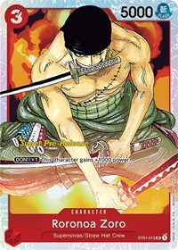 Roronoa Zoro (ST01-013) [Super Pre-Release Starter Deck 1: Straw Hat Crew]
