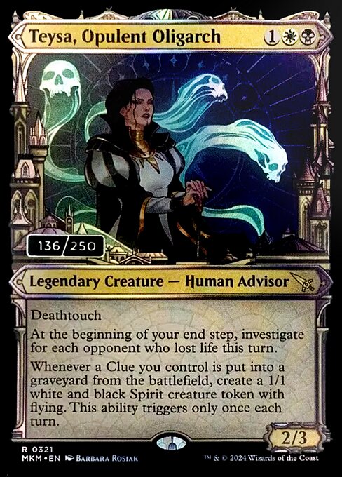 Teysa, Opulent Oligarch (321z) [Murders at Karlov Manor]