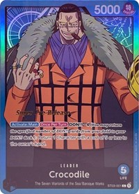 Crocodile (001) (ST03-001) [Super Pre-Release Starter Deck 3: The Seven Warlords of the Sea]