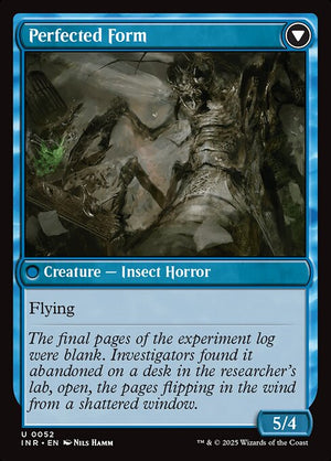 Aberrant Researcher // Perfected Form (52) [Innistrad Remastered] Reverse
