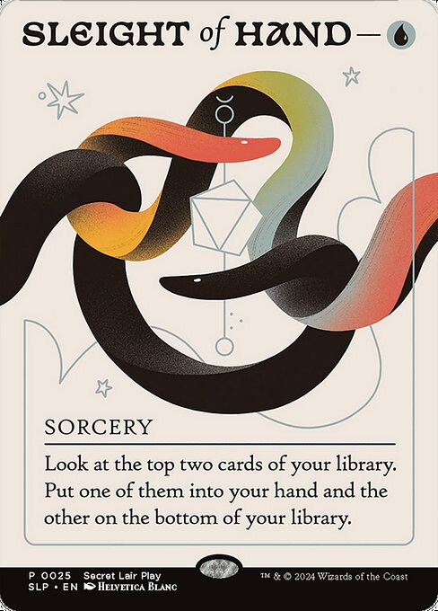 Sleight of Hand (25) [Secret Lair Showdown]