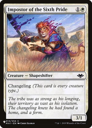 Impostor of the Sixth Pride (MH1-14) [The List]