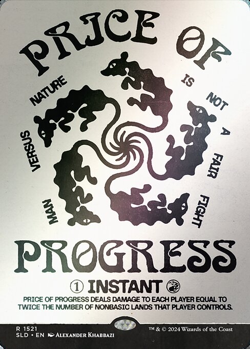 Price of Progress (1521★) [Secret Lair Drop] [Showcase]