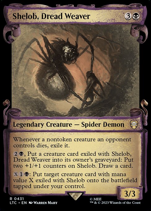 Shelob, Dread Weaver (431) [Tales of Middle-earth Commander] [Showcase]