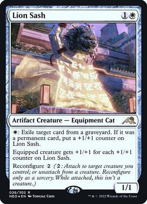 Lion Sash (26s) [Kamigawa: Neon Dynasty Promos]