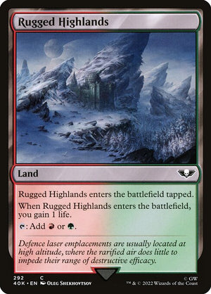 Rugged Highlands (292) [Warhammer 40,000 Commander]