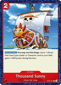 Thousand Sunny (ST01-017) [Super Pre-Release Starter Deck 1: Straw Hat Crew]