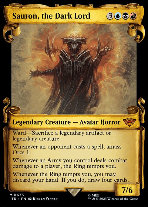 Sauron, the Dark Lord (675) [The Lord of the Rings: Tales of Middle-earth] [Showcase]