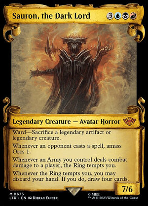 Sauron, the Dark Lord (675) [The Lord of the Rings: Tales of Middle-earth] [Showcase]