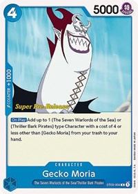 Gecko Moria (ST03-004) [Super Pre-Release Starter Deck 3: The Seven Warlords of the Sea]