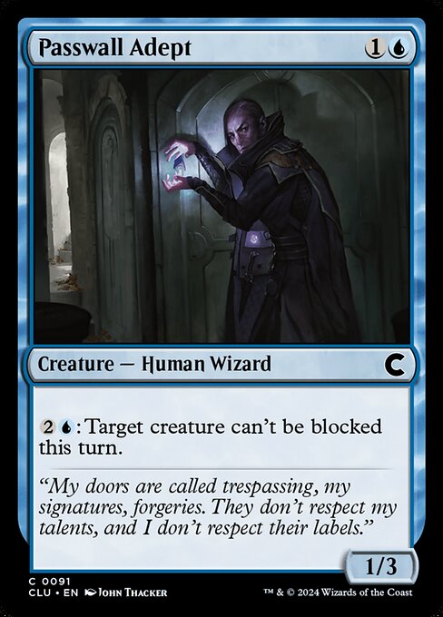 Passwall Adept (91) [Ravnica: Clue Edition]