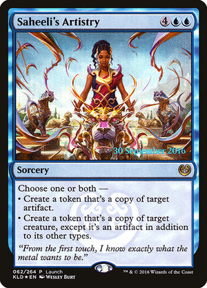 Saheeli's Artistry (62) [Kaladesh Promos]