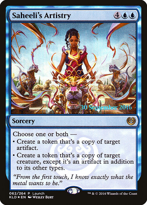 Saheeli's Artistry (62) [Kaladesh Promos]