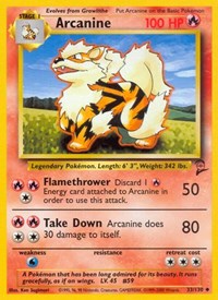 Arcanine (033/130) [Base Set 2]