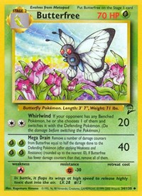 Butterfree (034/130) [Base Set 2]