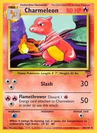 Charmeleon (035/130) [Base Set 2]