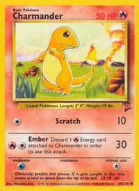 Charmander (069/130) [Base Set 2]