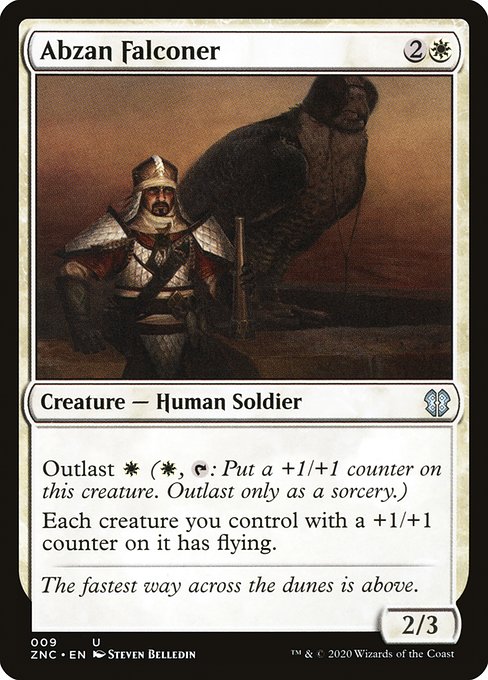 Abzan Falconer (9) [Zendikar Rising Commander]