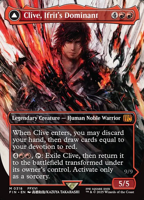 Clive, Ifrit's Dominant // Ifrit, Warden of Inferno (318) [Final Fantasy]