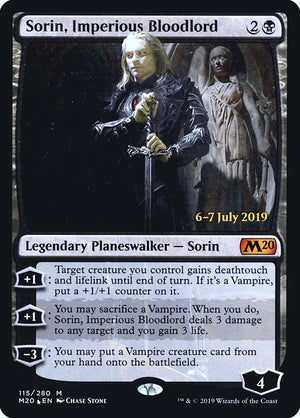 Sorin, Imperious Bloodlord (115s) [Core Set 2020 Promos]