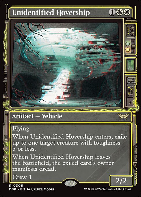 Unidentified Hovership (305) [Duskmourn: House of Horror]