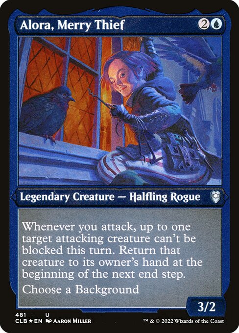Alora, Merry Thief (481) [Commander Legends: Battle for Baldur's Gate]