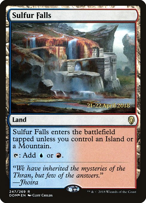 Sulfur Falls (247s) [Dominaria Promos]