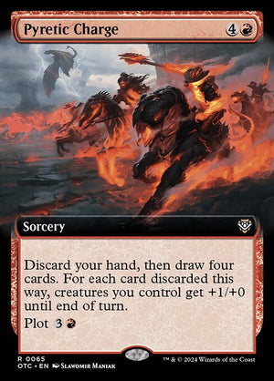 Pyretic Charge (65) [Outlaws of Thunder Junction Commander]