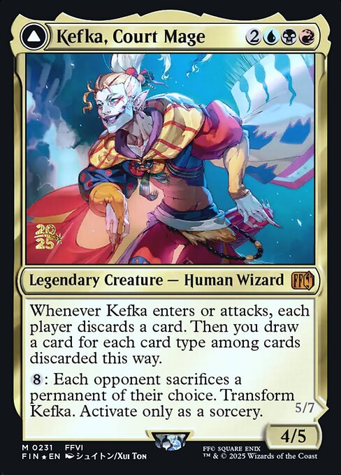 Kefka, Court Mage // Kefka, Ruler of Ruin (231s) [Final Fantasy Promos]