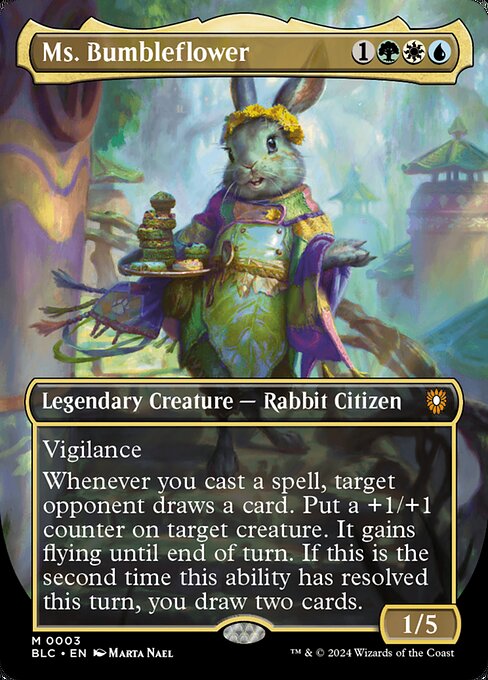 Ms. Bumbleflower (3) [Bloomburrow Commander]
