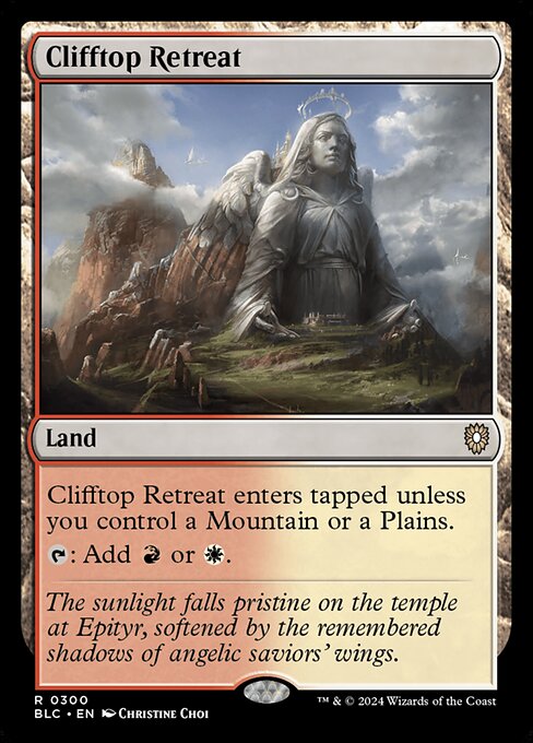Clifftop Retreat (300) [Bloomburrow Commander]