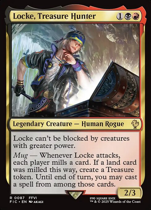 Locke, Treasure Hunter (87) [Final Fantasy Commander]
