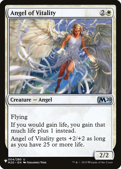 Angel of Vitality (M20-4) [The List]