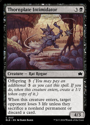 Thornplate Intimidator (117) [Bloomburrow]