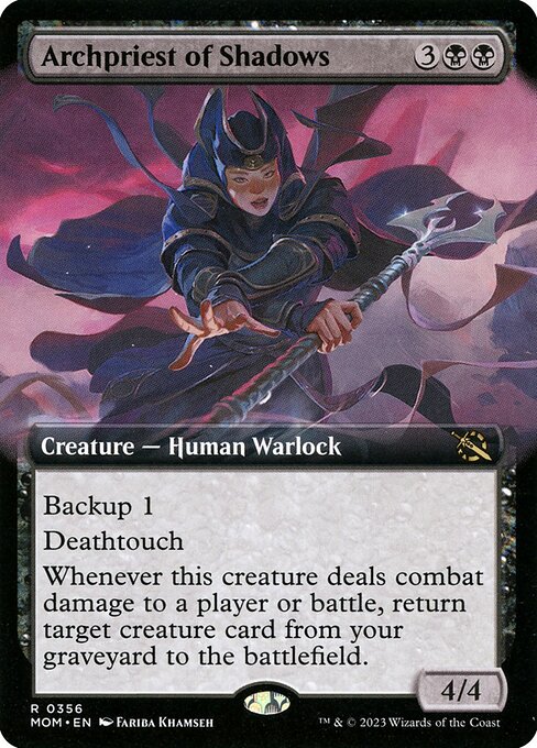 Archpriest of Shadows (356) [March of the Machine] [Extended Art]