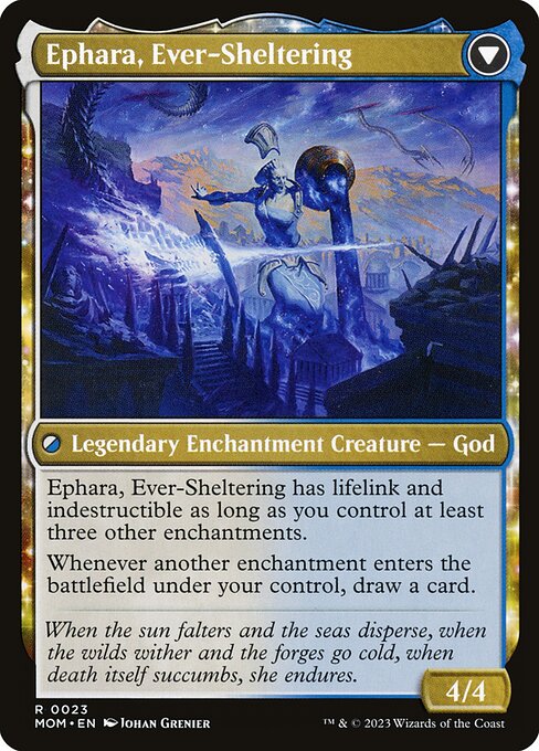 Invasion of Theros // Ephara, Ever-Sheltering (23) [March of the Machine]