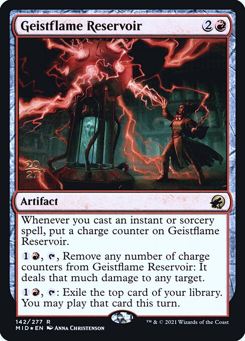 Geistflame Reservoir (142s) [Innistrad: Midnight Hunt Promos]