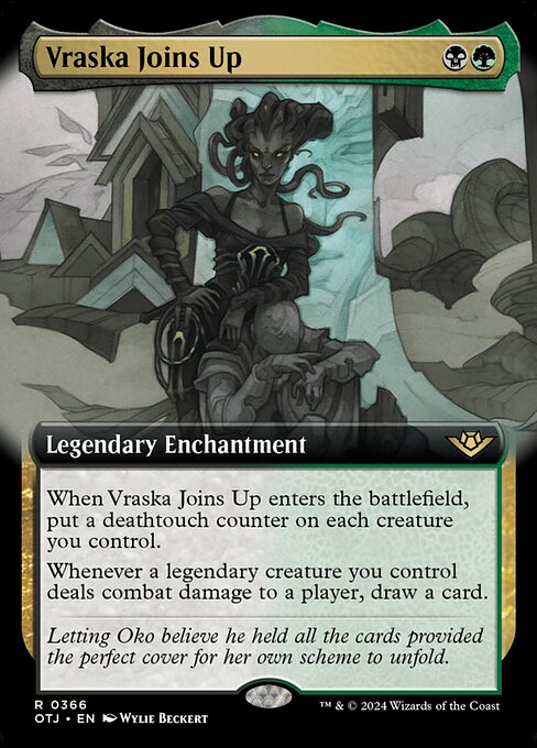 Vraska Joins Up (366) [Outlaws of Thunder Junction]