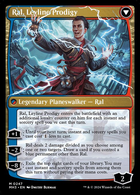 Ral, Monsoon Mage // Ral, Leyline Prodigy (247) [Modern Horizons 3]