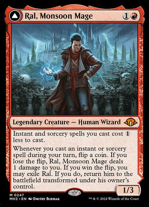 Ral, Monsoon Mage // Ral, Leyline Prodigy (247) [Modern Horizons 3]