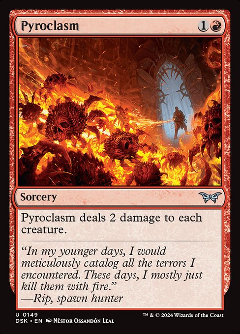 Pyroclasm (149) [Duskmourn: House of Horror]