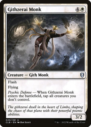 Githzerai Monk (20) [Commander Legends: Battle for Baldur's Gate]