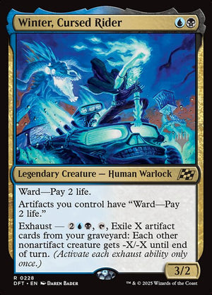 Winter, Cursed Rider (228p) [Aetherdrift Promos]