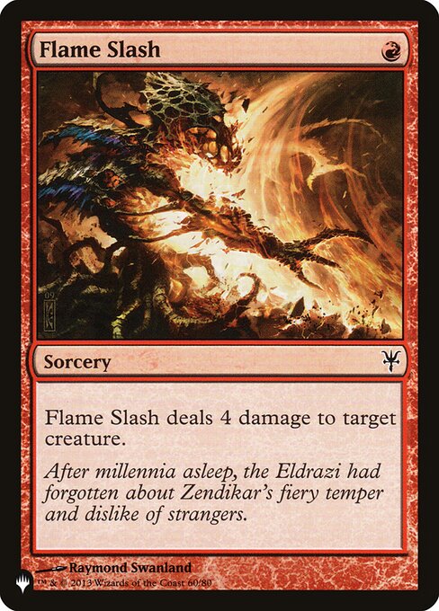 Flame Slash (DDK-60) [The List]
