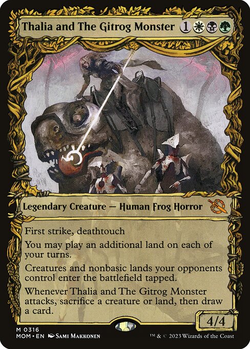 Thalia and The Gitrog Monster (316) [March of the Machine] [Showcase]