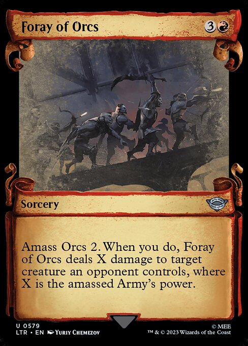 Foray of Orcs (579) [The Lord of the Rings: Tales of Middle-earth] [Showcase]