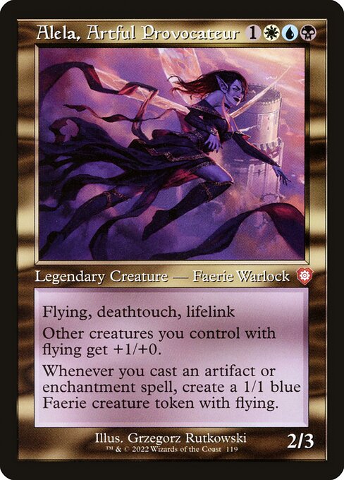 Alela, Artful Provocateur (119) [The Brothers' War Commander]