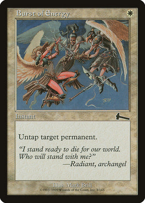 Burst of Energy (3) [Urza's Legacy]
