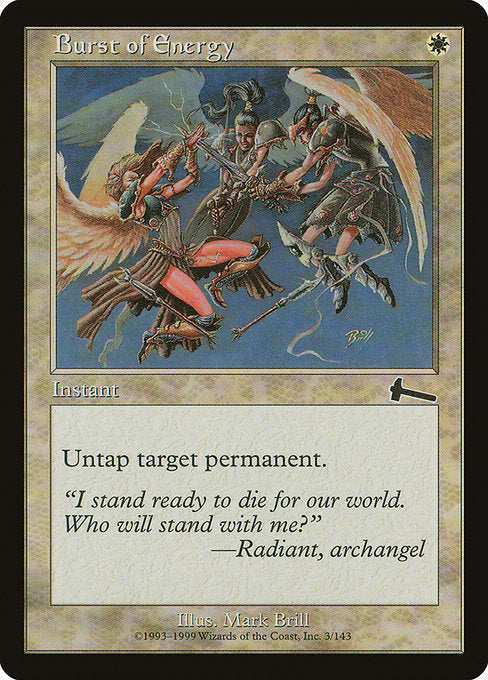 Burst of Energy (3) [Urza's Legacy]